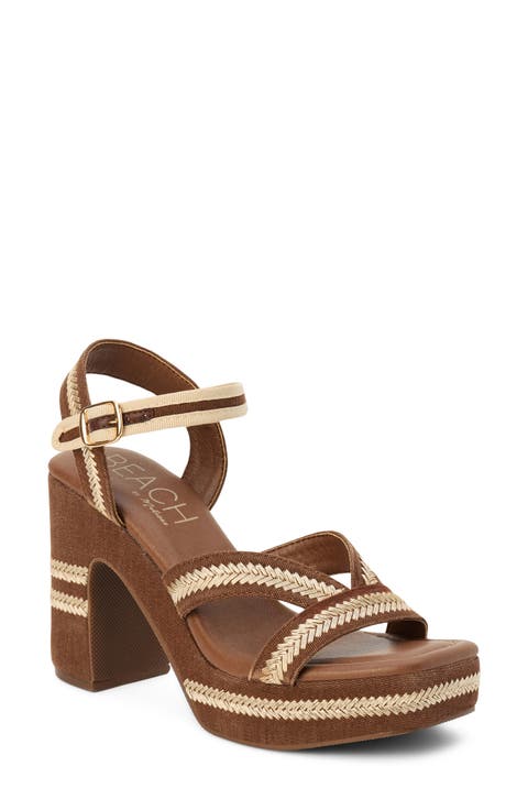 Adelaide Ankle Strap Platform Sandal (Women)