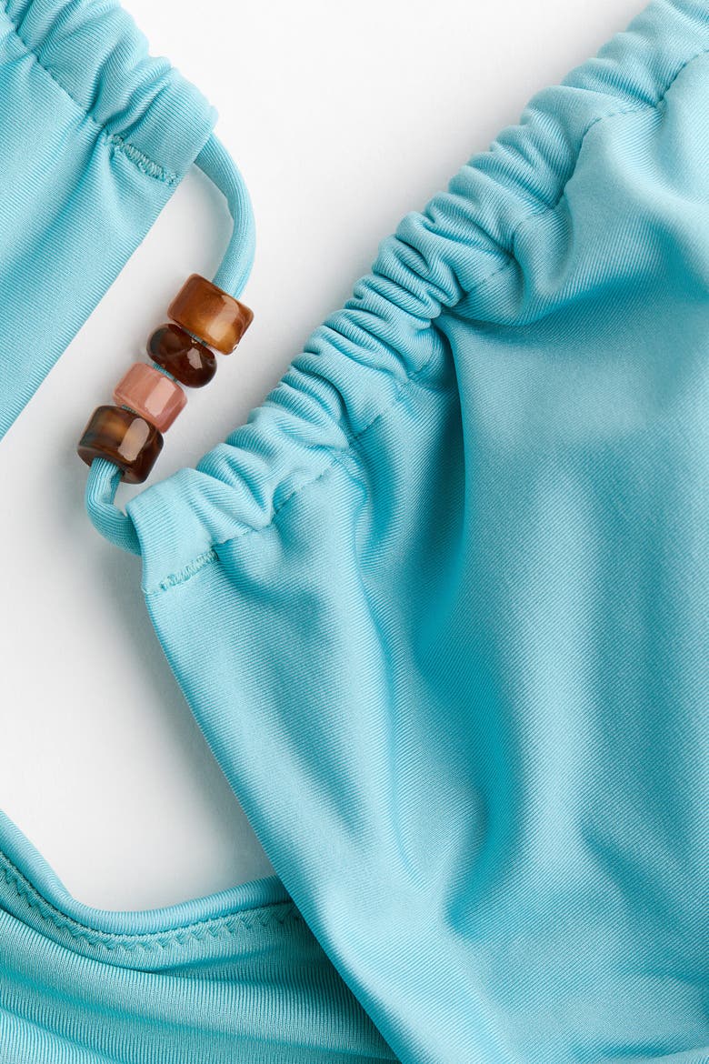Padded-cup Cut-out Swimsuit, Alternate, color, Turquoise