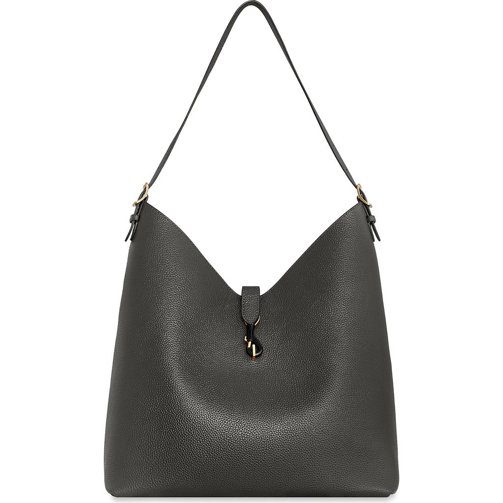 Rebecca Minkoff Megan Leather Hobo Bag In Shadow