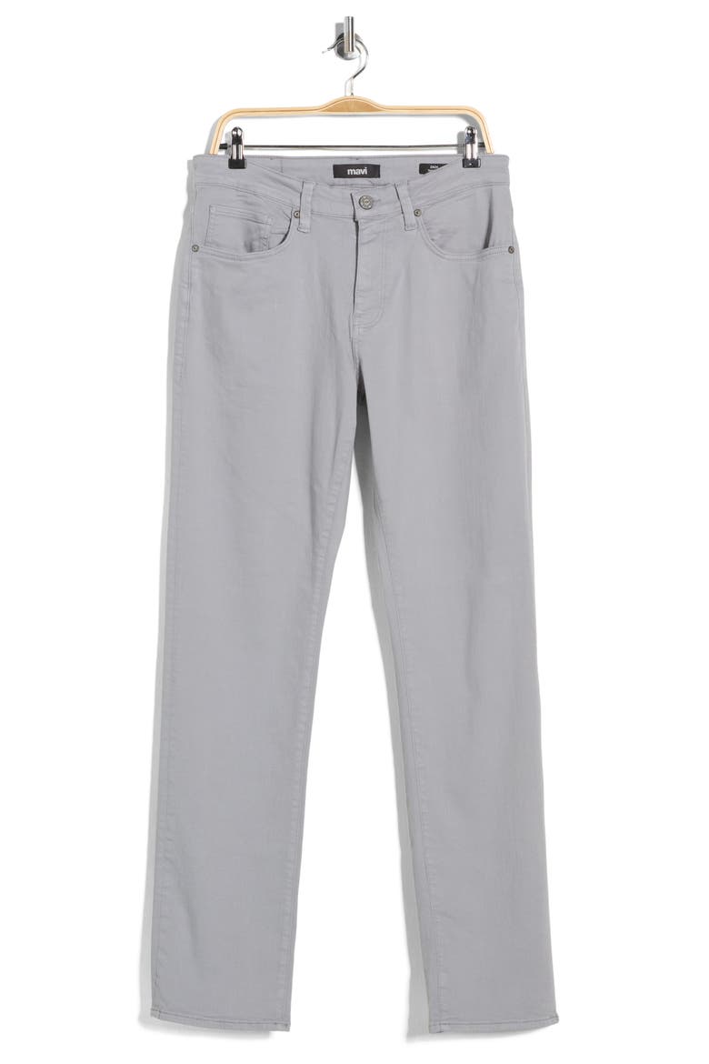 Zach Straight Leg Twill Pants, Alternate, color, MISTY GREY OCEAN CITY