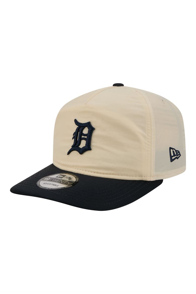 Men's New Era Cream/Navy Detroit Tigers Everyday 19TWENTY Adjustable Hat, Main, color, Cream