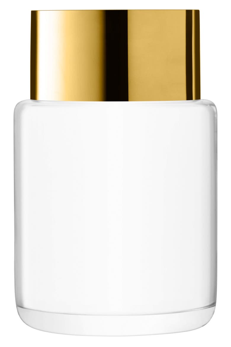 Aurum Vase, Alternate, color, CLEAR/ GOLD