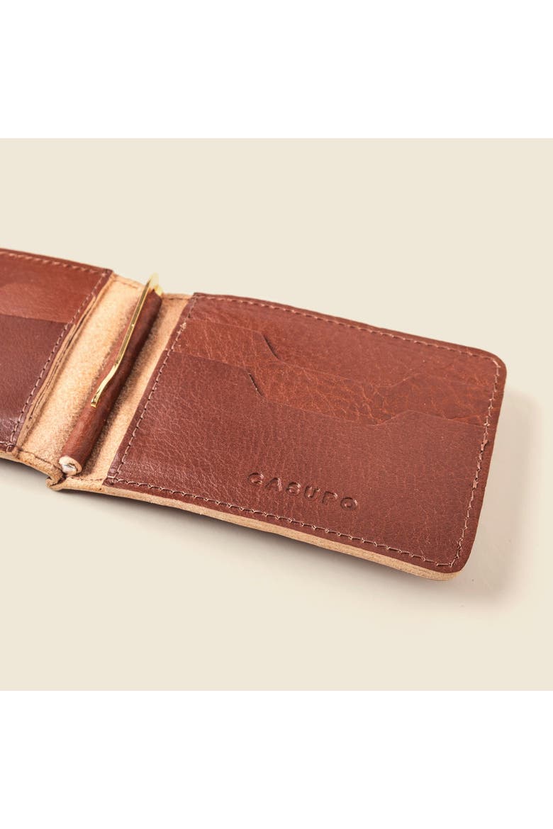 Bifold Money Clip Wallet, Alternate, color, Chocolate