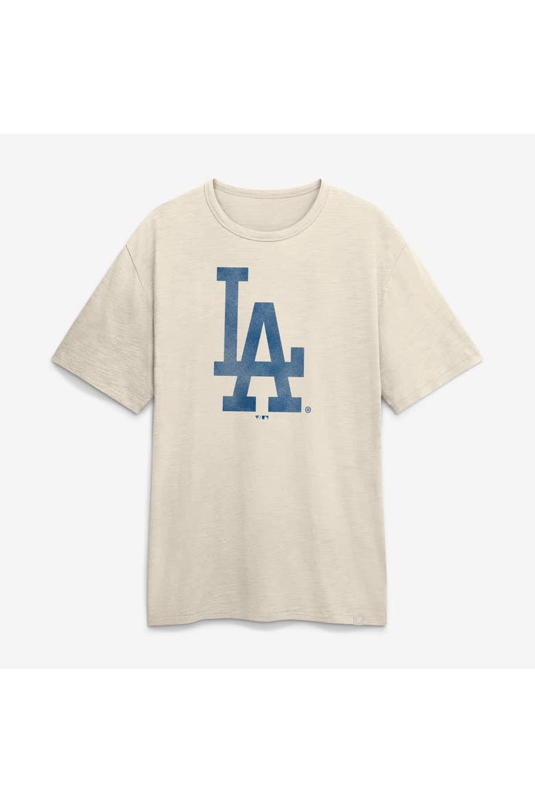 Men's Fanatics Cream Los Angeles Dodgers Stadium Slub T-Shirt, Main, color, Cream