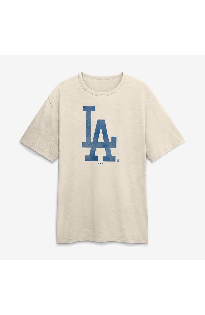 FANATICS Men's Fanatics Cream Los Angeles Dodgers Stadium Slub T-Shirt, Main, color, Cream