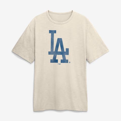Men's Fanatics Cream Los Angeles Dodgers Stadium Slub T-Shirt