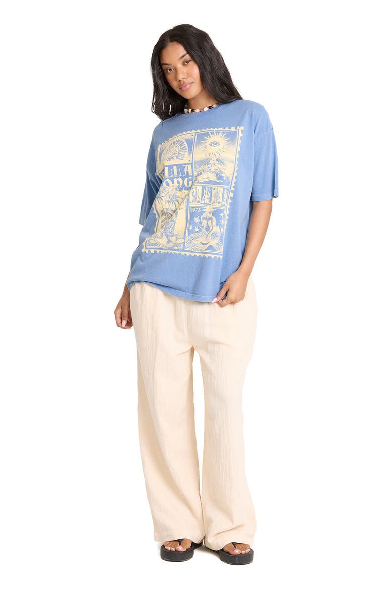 Across Skies Graphic Oversized T-shirt, Alternate, color, BLUE HORIZON