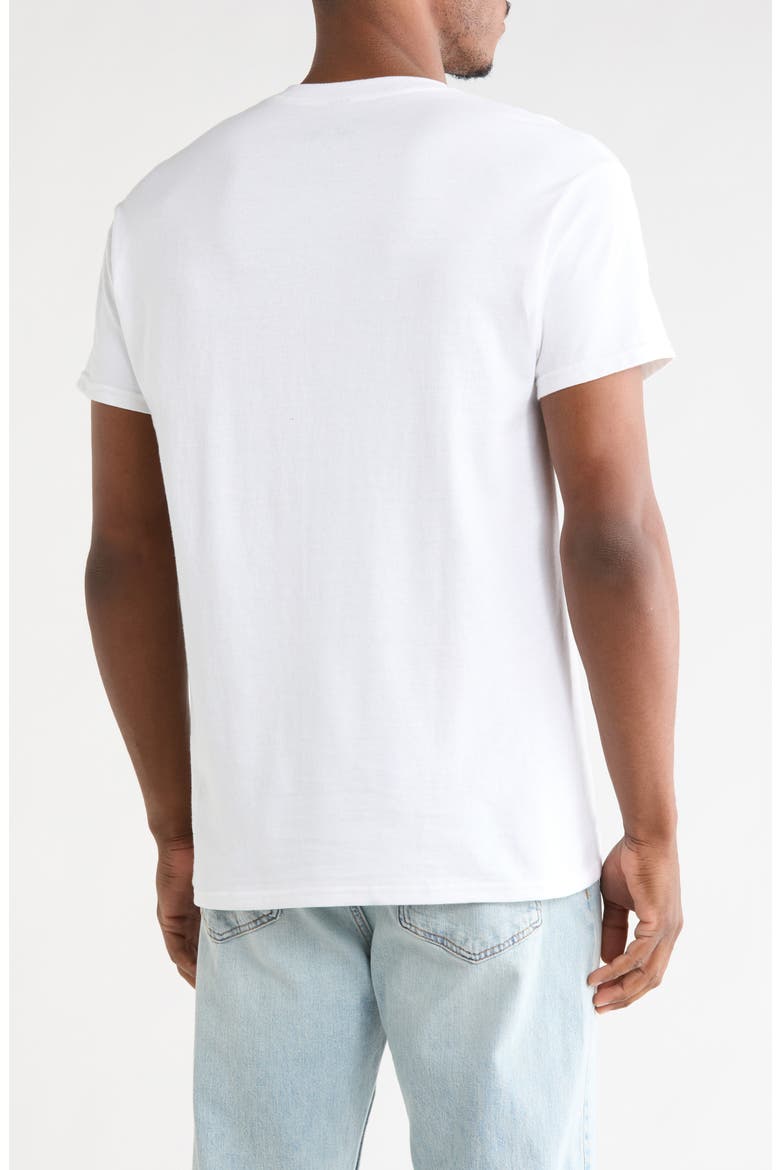 Don't Be a Prick Embroidered T-Shirt, Alternate, color, WHITE