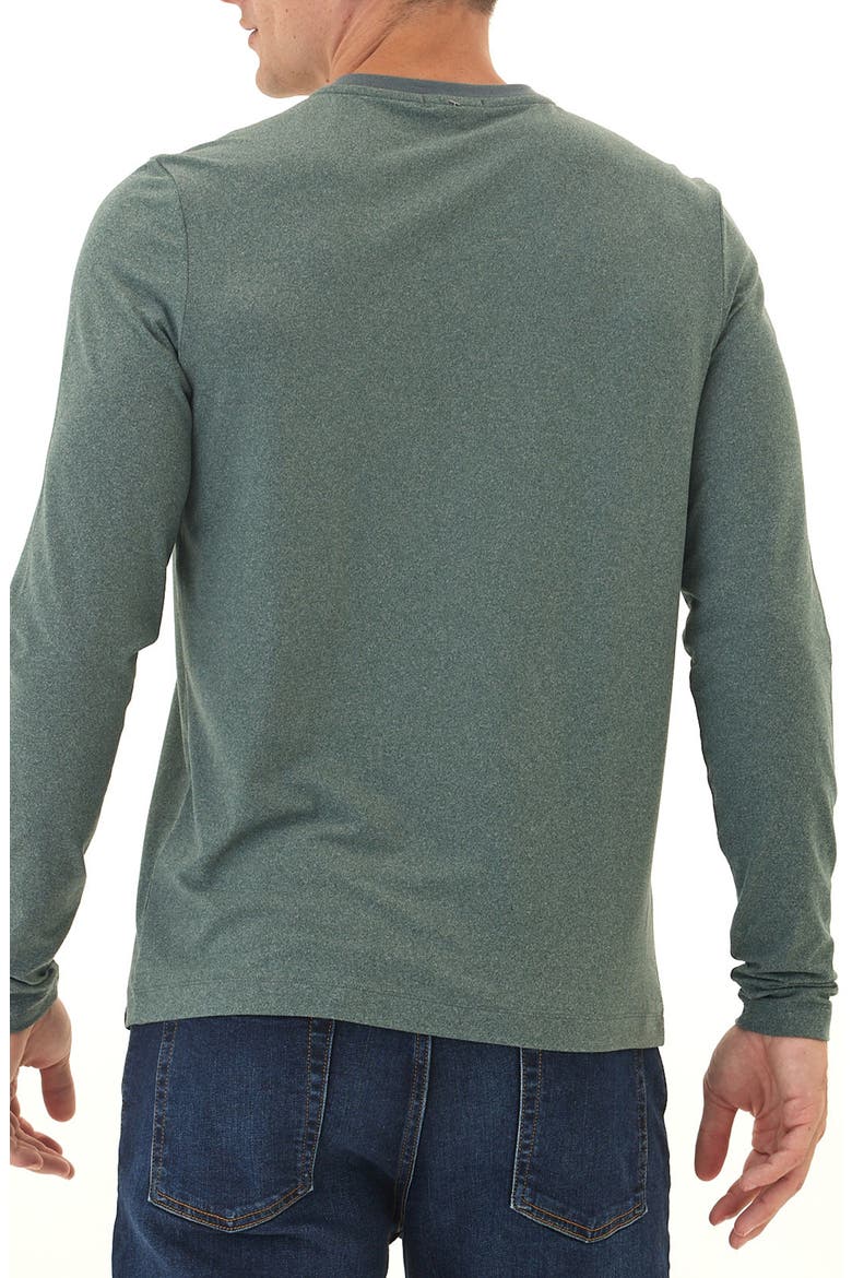 Frederick Luxe Stretch Jersey Henley, Alternate, color, HEATHER SERRANO