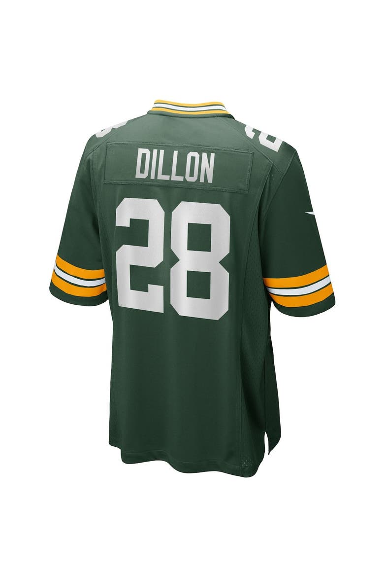 Men's Nike AJ Dillon Green Green Bay Packers Game Player Jersey, Alternate, color, Green