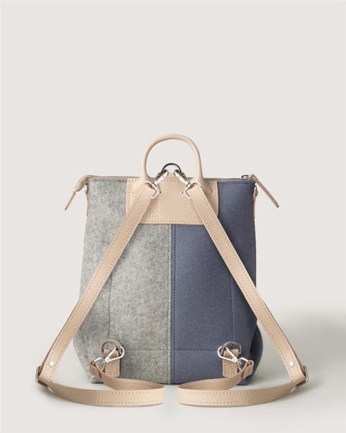 Graf & Lantz Graf Lantz Bedford Merino Wool Midi Backpack In Horizon/granite