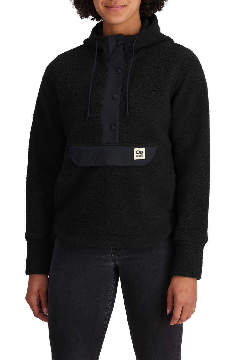 Outdoor Research Grayland High Pile Fleece Hoodie, Main, color, 