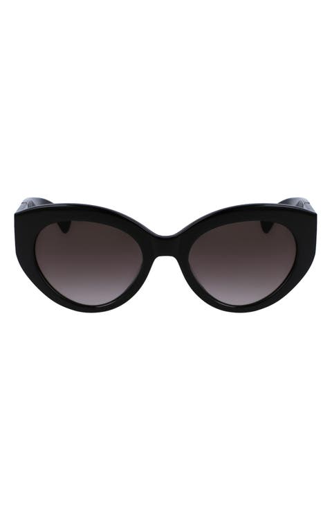 54mm Gradient Cat Eye Sunglasses