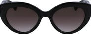 Longchamp 54mm Gradient Cat Eye Sunglasses