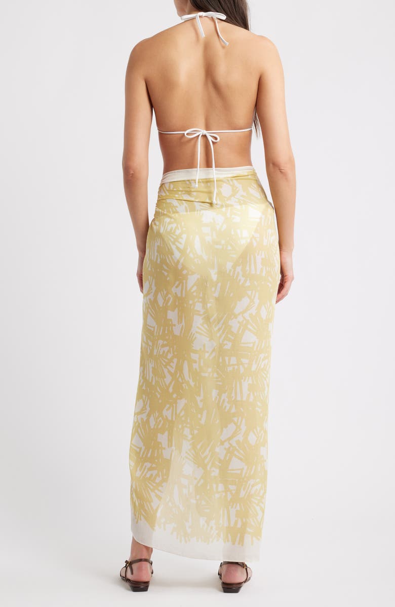 rag & bone Sally Sarong, Alternate, color, Yellow