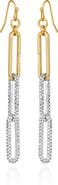 Vince Camuto Interlocking Link Drop Earrings