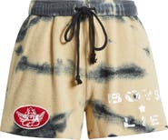 BOYS LIE I'm the Captain Cotton Blend Drawstring Shorts