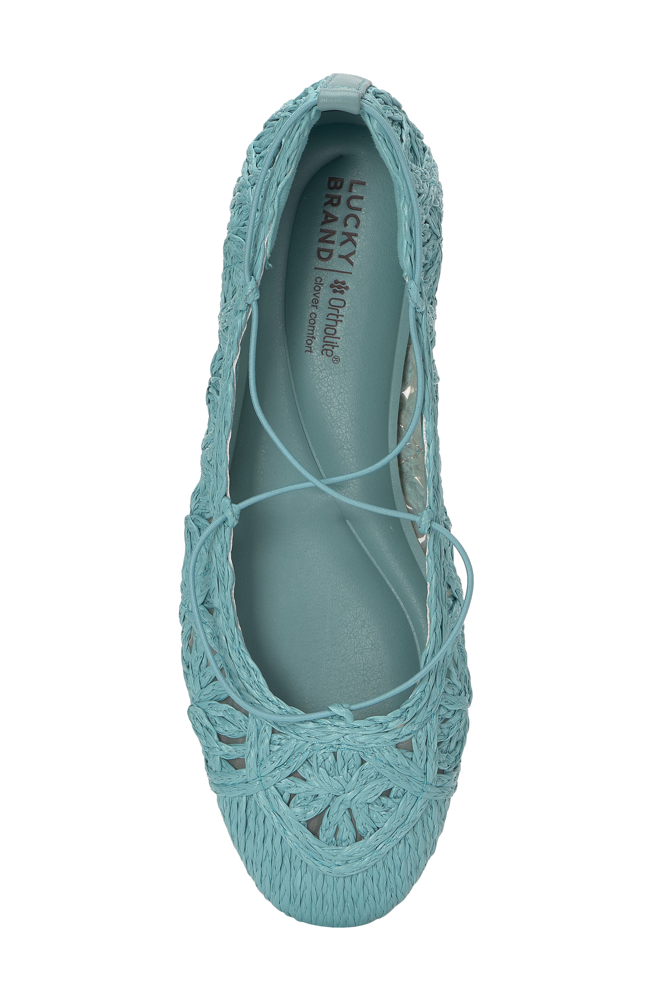 Tennyr Ballet Flat, Alternate, color, TEAL LAGOON