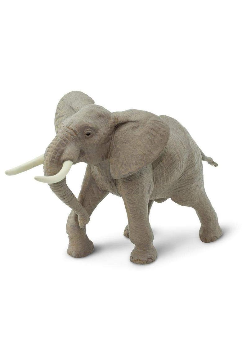 African Bull Elephant Kids Toy Figure, Alternate, color, None