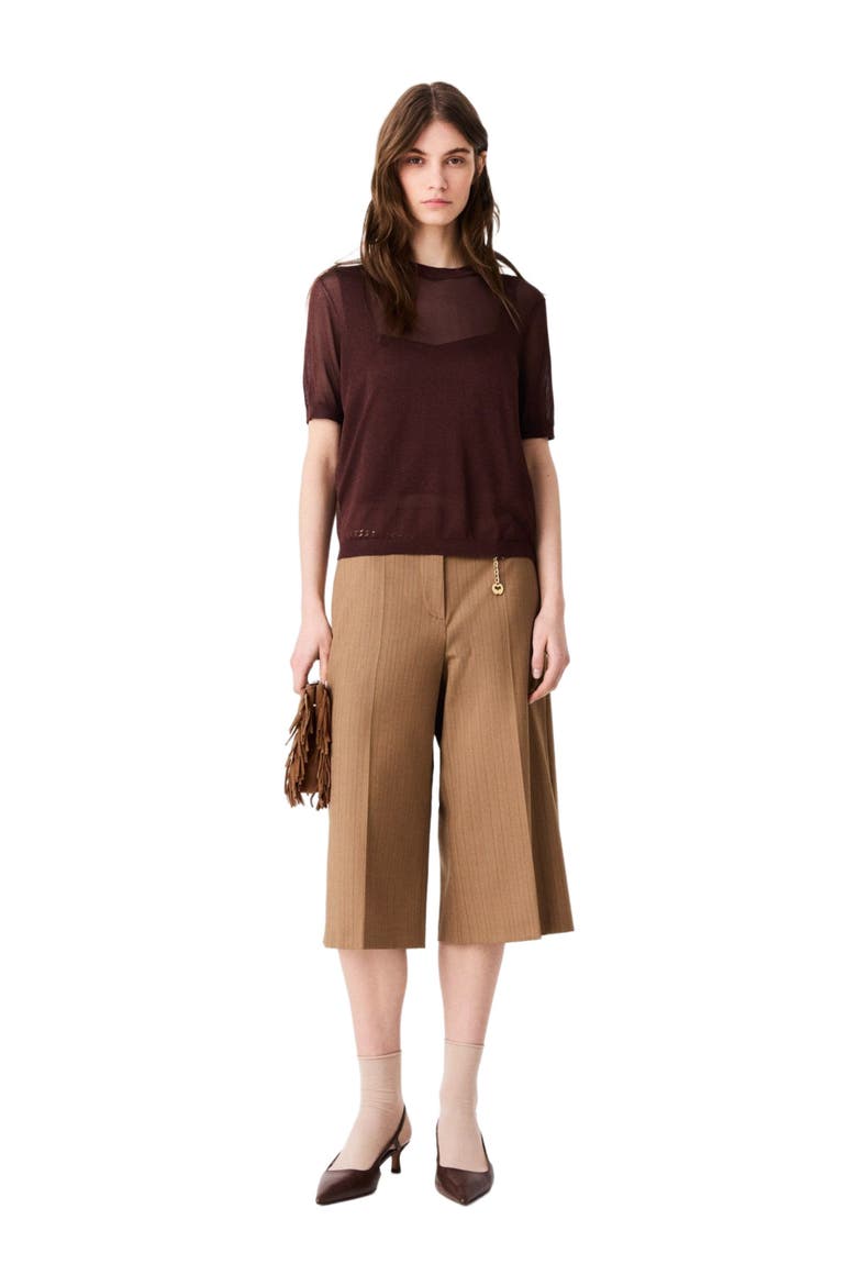 2-in-1 Sweater, Main, color, Brown