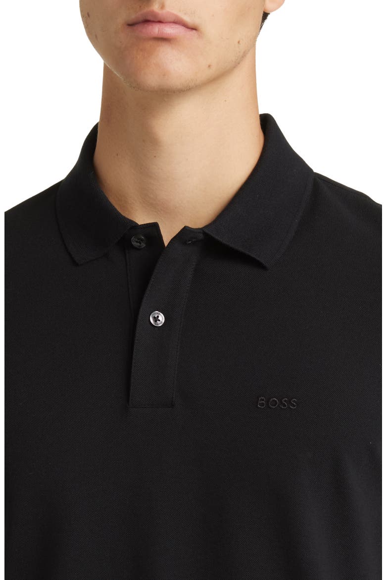 Pallas Cotton Polo, Alternate, color, BLACK