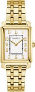 BULOVA Sutton Rectangular Bracelet Watch, 25mm x 37mm