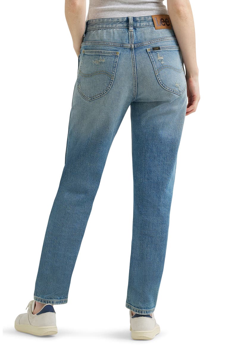 Rider™ Slim Mid Rise Straight Leg Jeans, Alternate, color, LIGHT DAZE DX