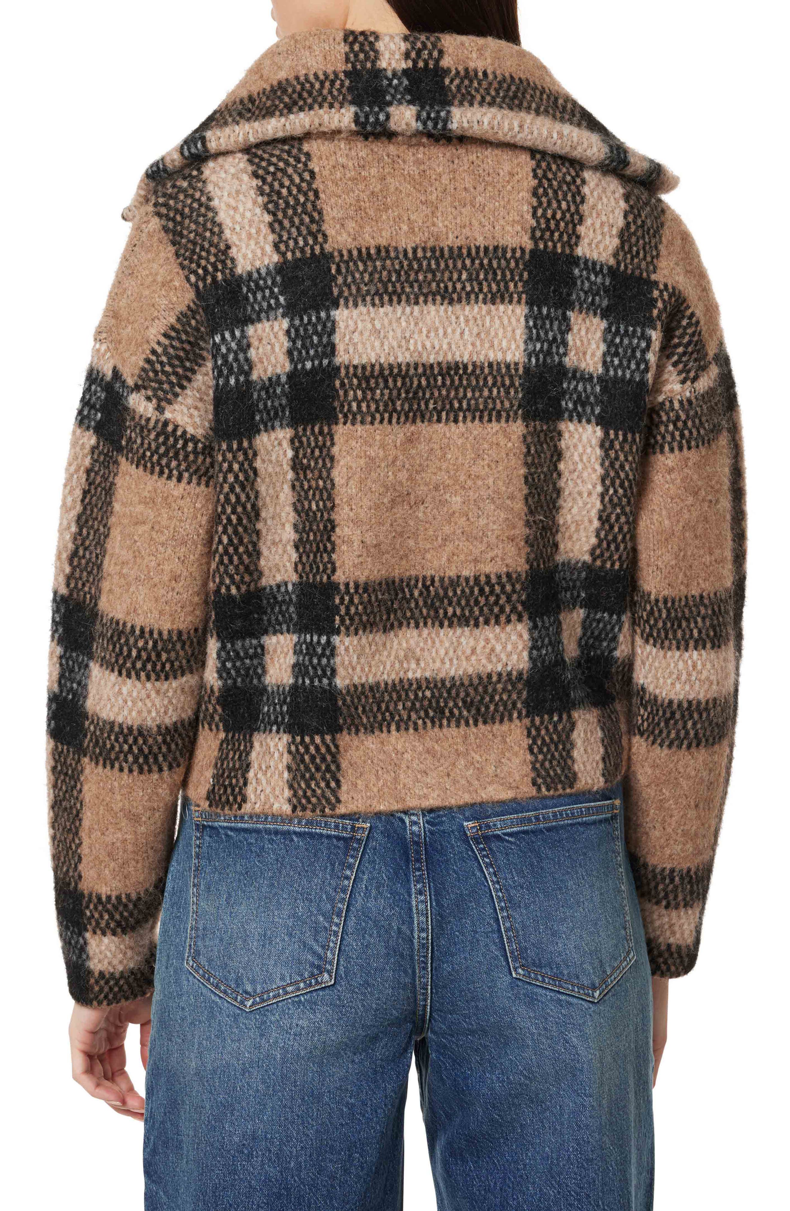 Plaid Front Zip Jacket - image 2