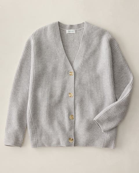 Cashmere Shaker Stitch Cardigan