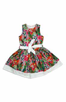 JOE-ELLA Kids' Floral Print Dress