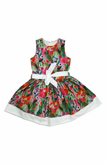 JOE-ELLA Kids' Floral Print Dress