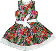 JOE-ELLA Kids' Floral Print Dress
