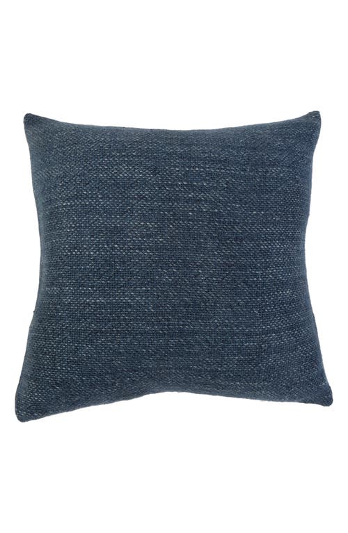 Pom Pom At Home Hendrick Linen & Cotton Accent Pillow In Blue