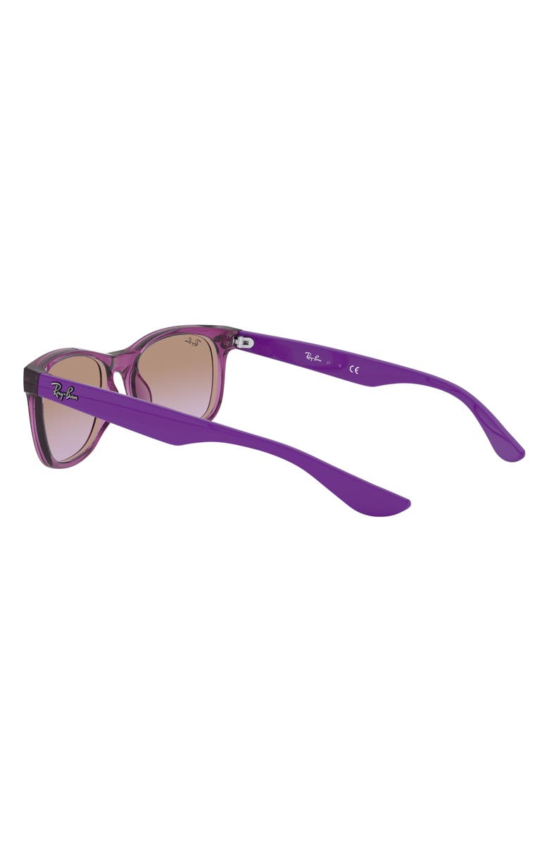 Ray-Ban Kids' Junior Wayfarer 50mm Gradient Square Sunglasses, Alternate, color, 