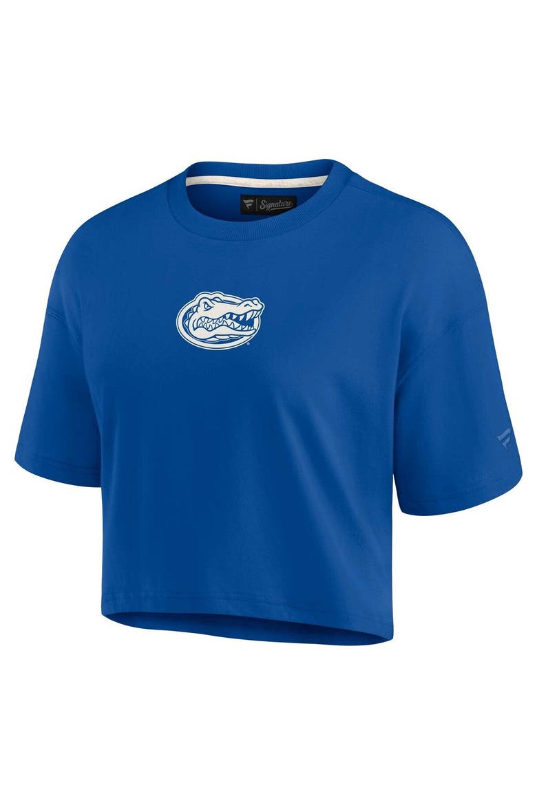 Women's Fanatics Signature Royal Florida Gators Elements Super Soft Boxy Cropped T-Shirt, Alternate, color, Royal