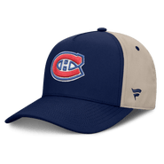 FANATICS Men's Fanatics Navy/Tan Montreal Canadiens 2026 Stanley Cup Playoffs Locker Room Adjustable Hat