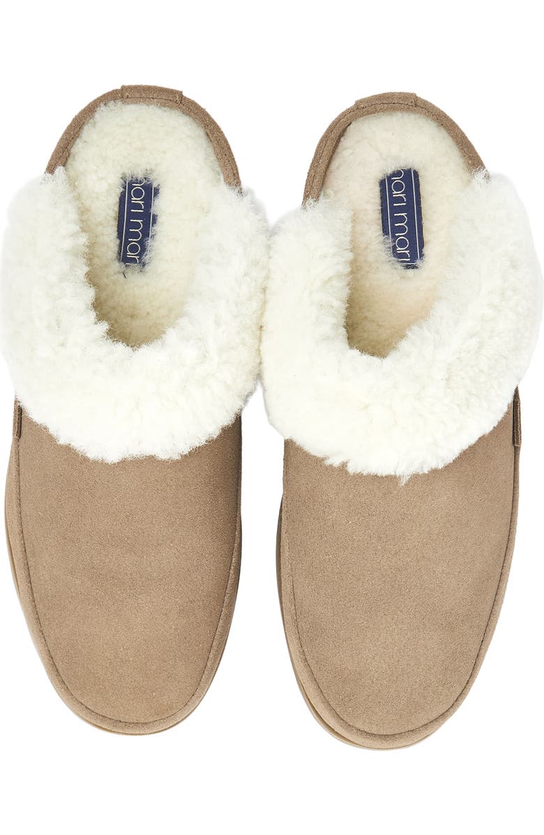 hari mari Tia Genuine Shearling Lined Slipper, Alternate, color, Storm