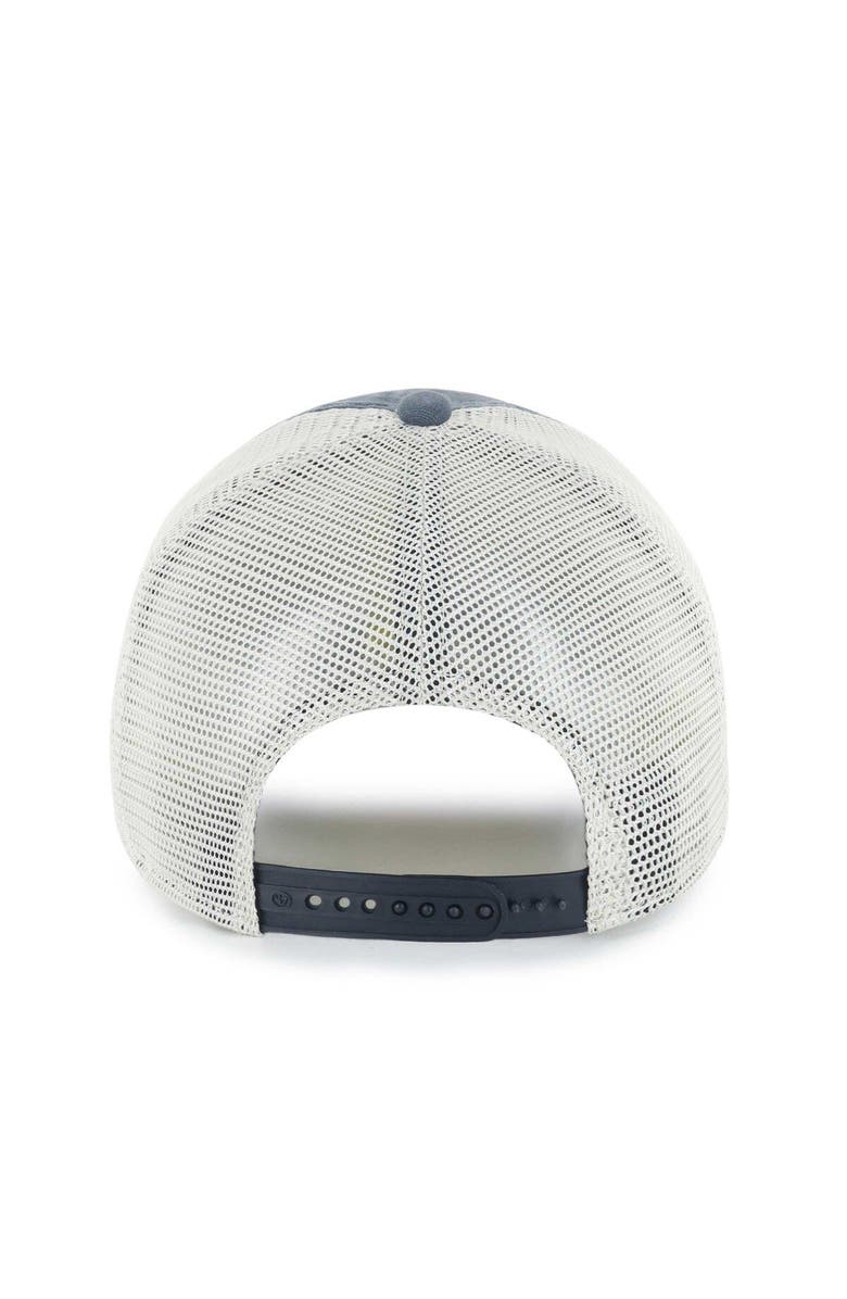 '47 Men's '47 Navy/Natural New England Patriots  Five Point Trucker Clean Up Adjustable Hat, Alternate, color, 