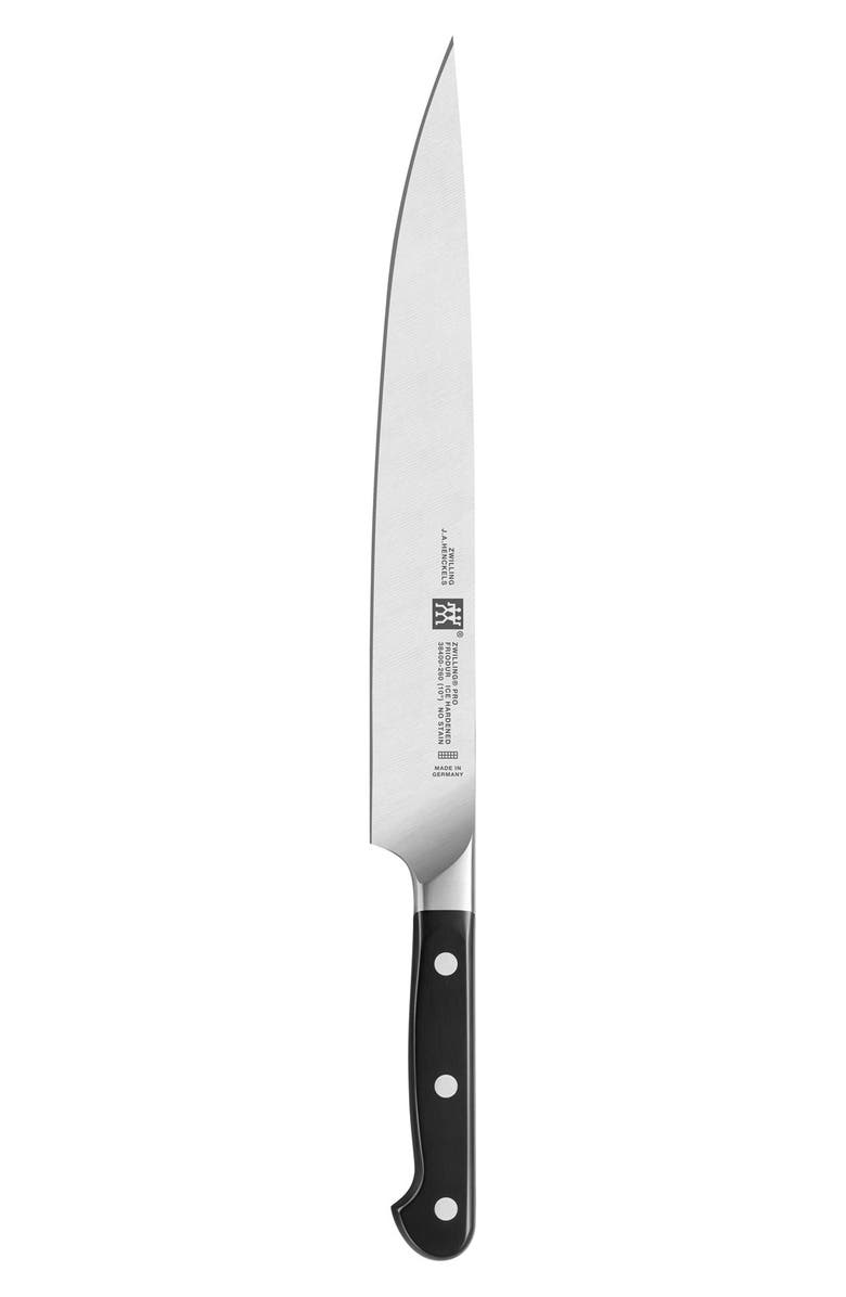 ZWILLING J.A. Henckels Slicing Knife, Main, color, Black/ Silver