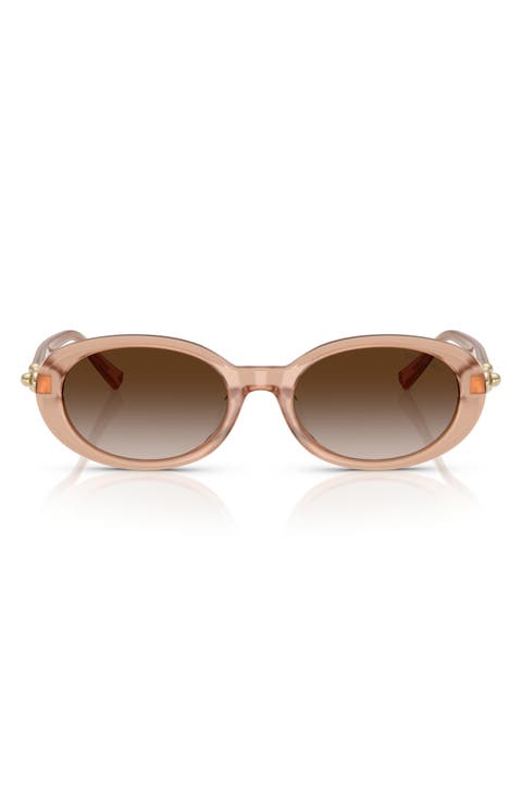 54mm Oval Sunglasses