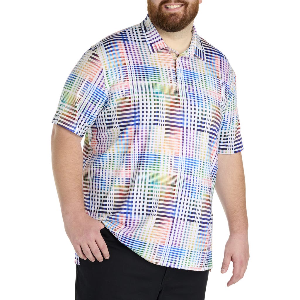 Robert Graham Dxl Big & Tall Wallis Polo Shirt In Multi