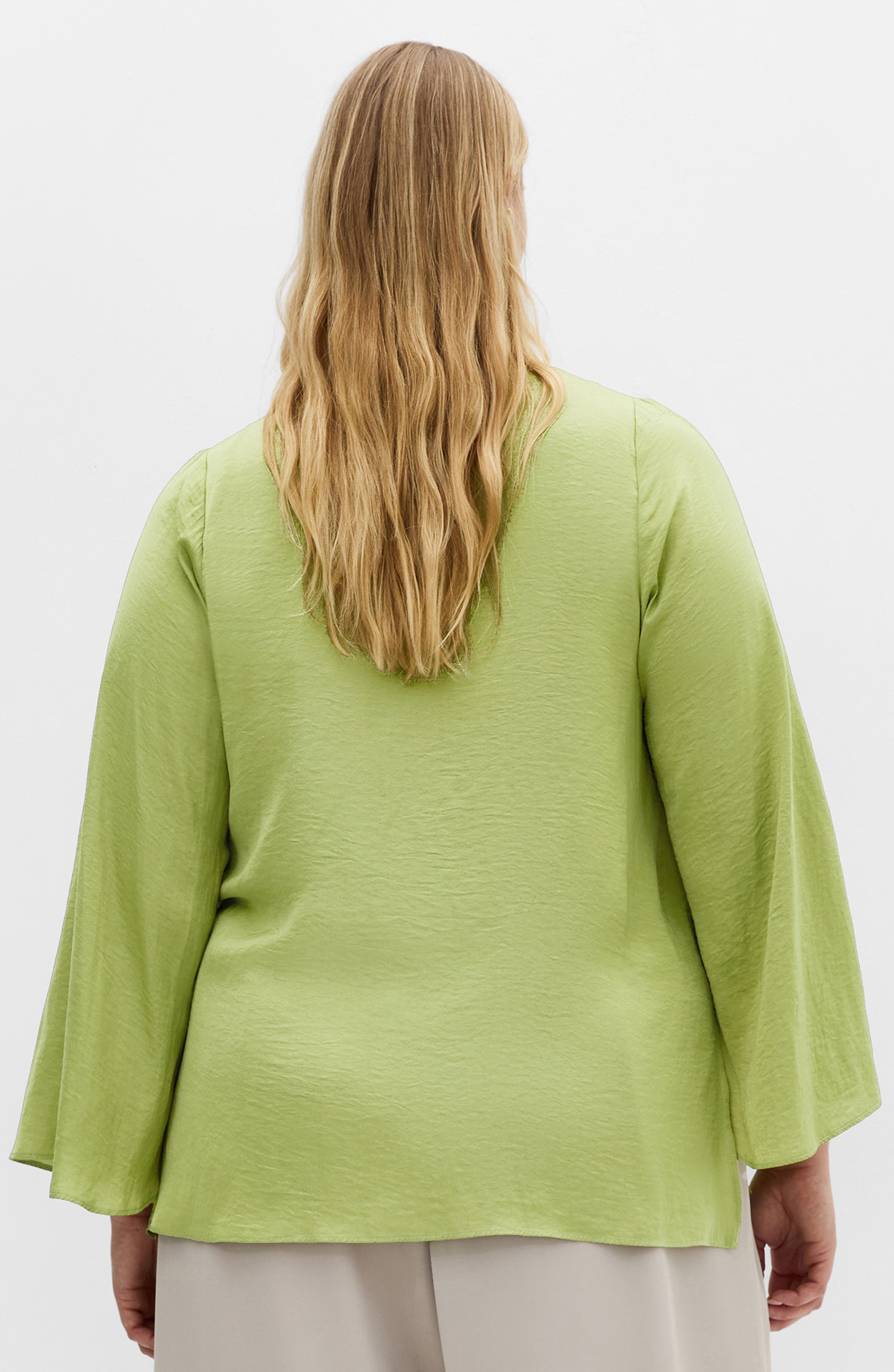 Mahalia Tie Neck Satin Top - image 4