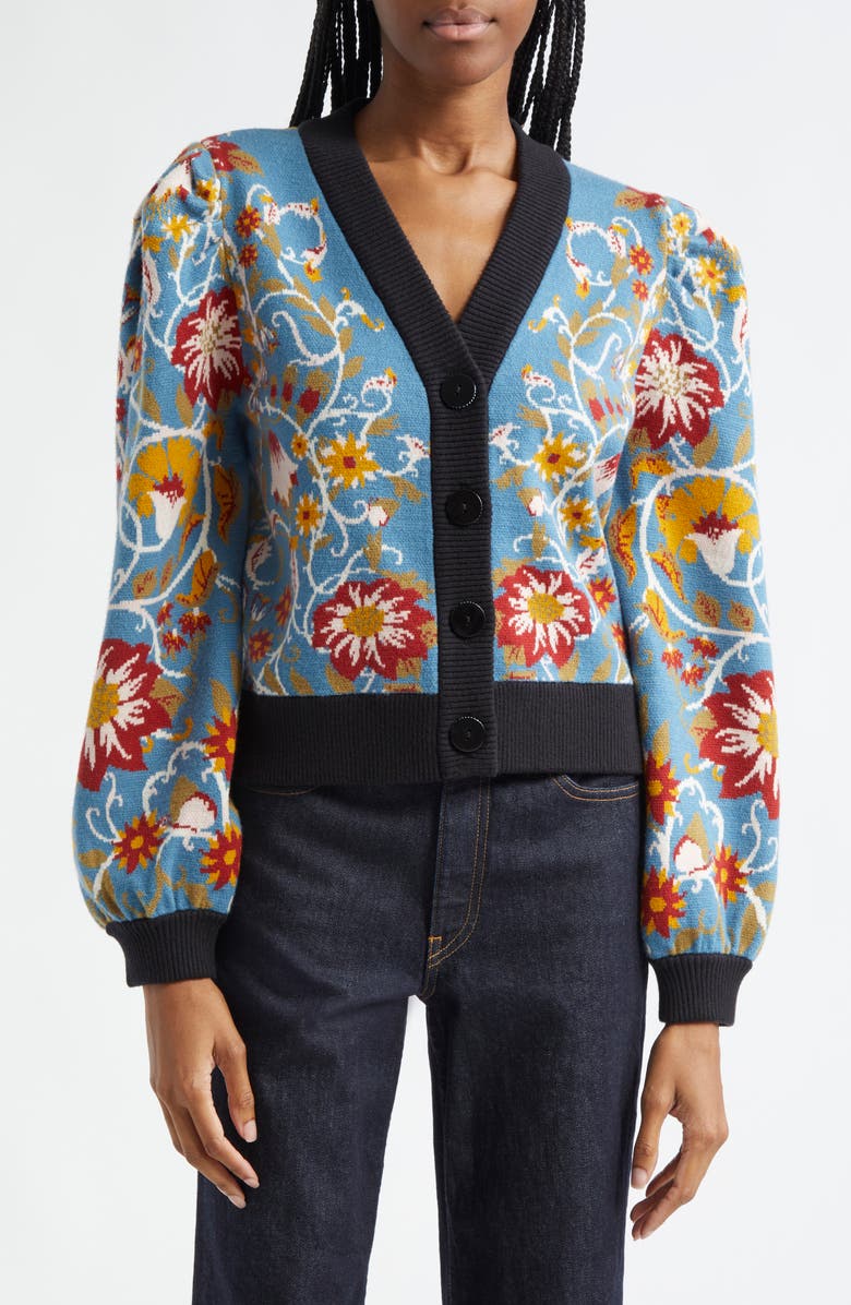 FARM Rio Flowing Beauty Cardigan, Main, color, 