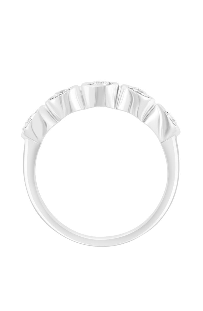 EFFY Sterling Silver Diamond Five-Stone Ring, Alternate, color, White