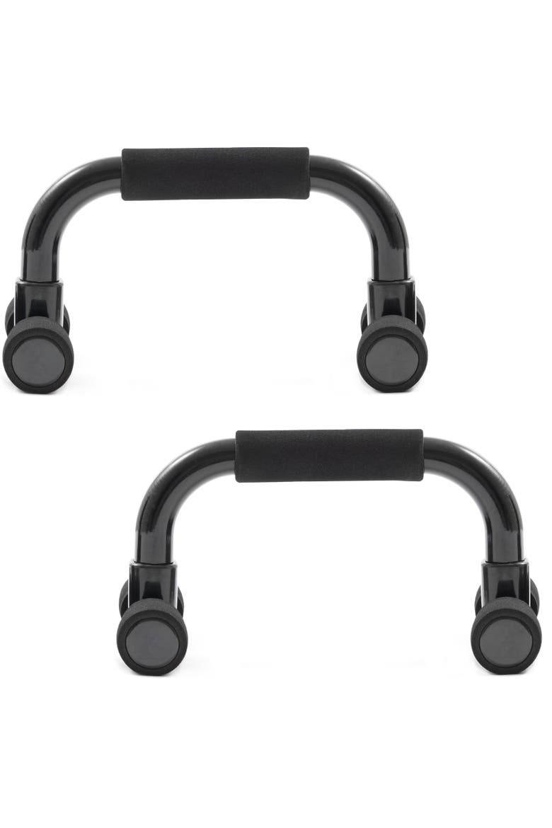 Push Up Bars, Alternate, color, Black