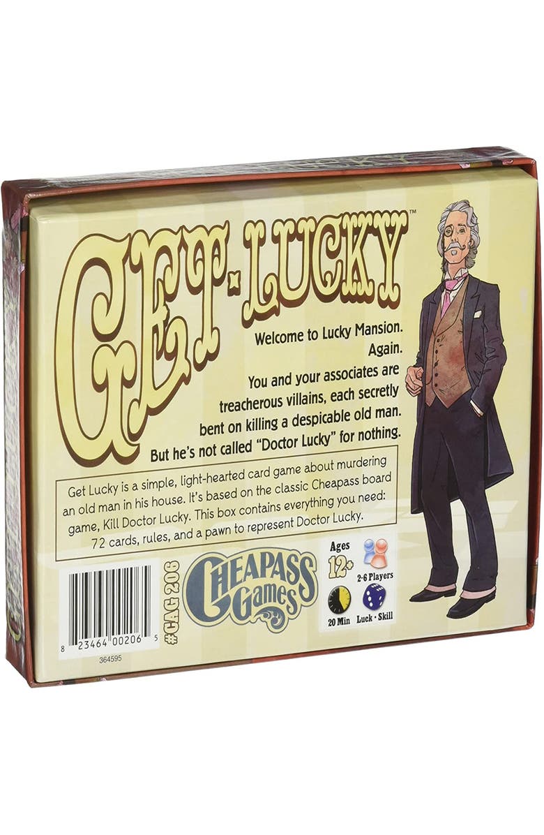 Cheapass Games Get Lucky The Kill Doctor Lucky Card Game, Alternate, color,