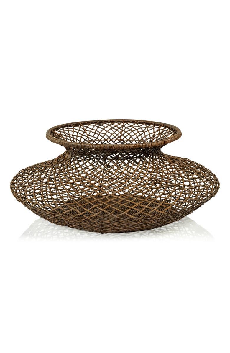 Zodax Rattan Vase, Main, color, Brown