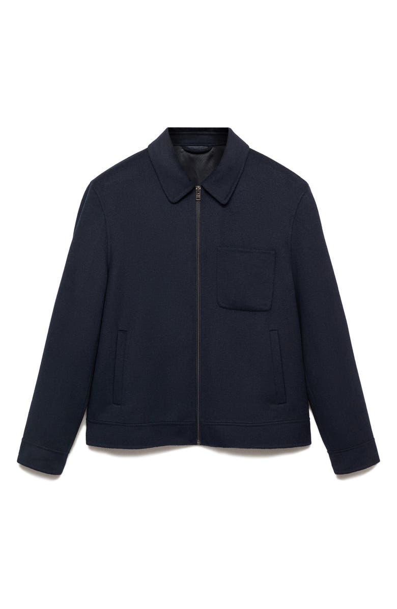 MANGO Handmade Wool Jacket, Alternate, color, 