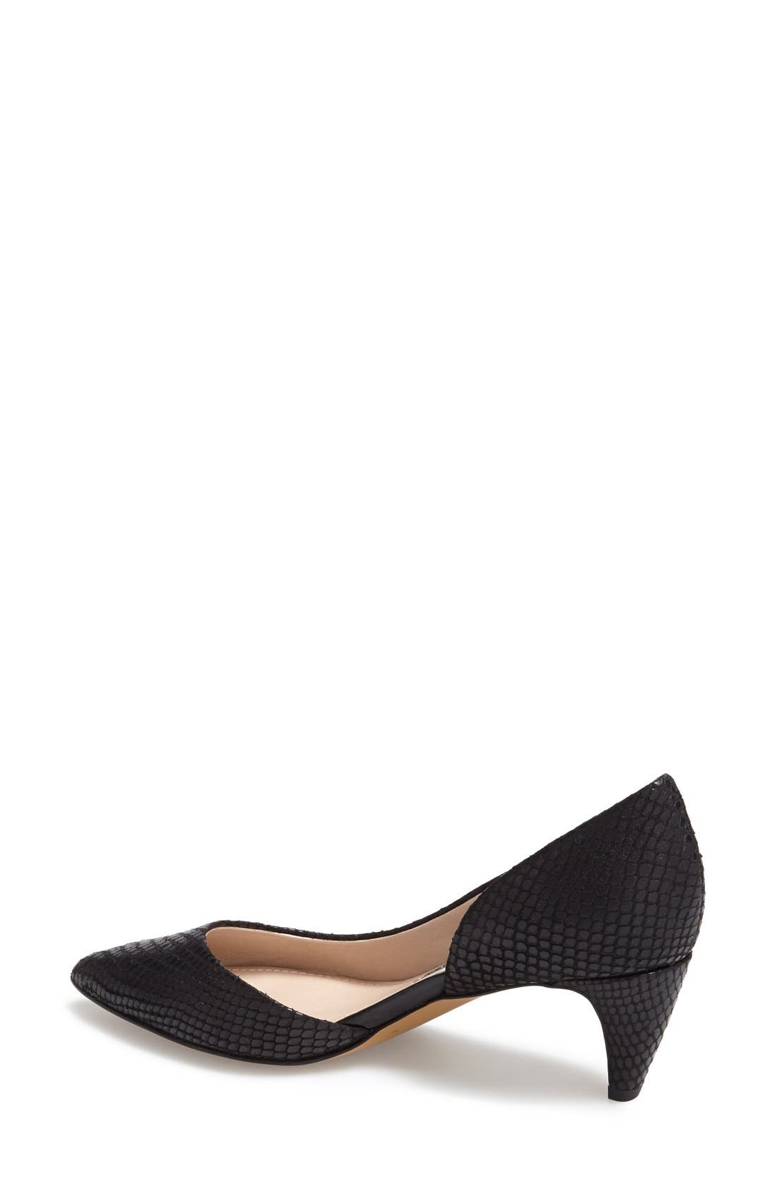 French Connection 'Kandy' Half d'Orsay Pointy Toe Pump, Alternate, color, 