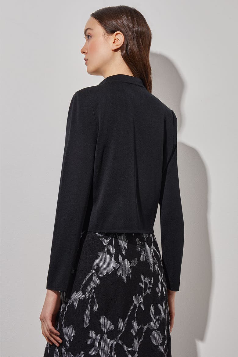 Tailored Moto Jacket, Alternate, color, Black